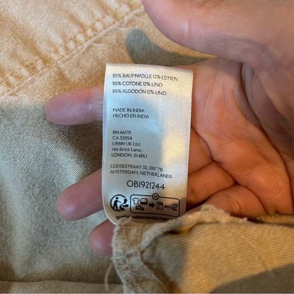 Free People Sweet Talk Chino Pants Size 8 in Croissant (Beige) GUC - Picture 10 of 10